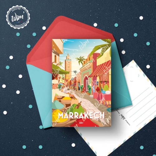 Carte postale Marrakech