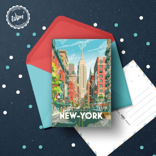 Carte postale New-York
