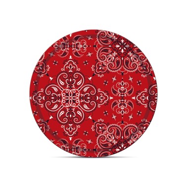 Plateau bandana rouge