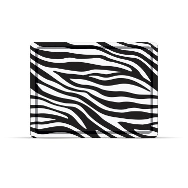 Plateau zèbre rectangle