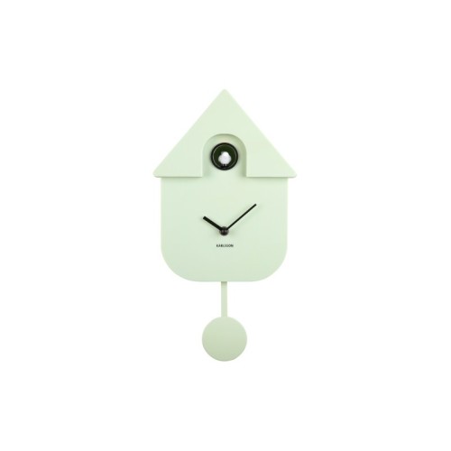 Horloge à pendule Coucou Moderne - soft green