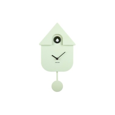 Horloge à pendule Coucou Moderne - soft green