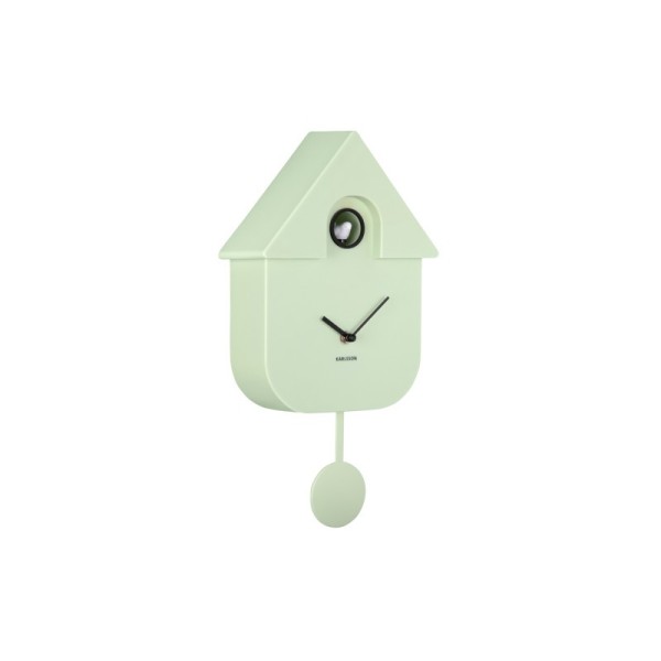 Horloge à pendule Coucou Moderne - soft green