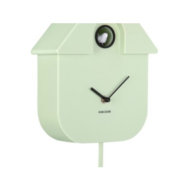 Horloge à pendule Coucou Moderne - soft green