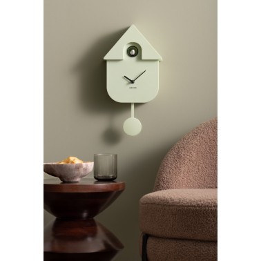 Horloge à pendule Coucou Moderne - soft green