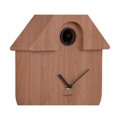 Horloge à pendule Coucou Moderne - Dark wood
