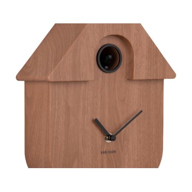 Horloge à pendule Coucou Moderne - Dark wood
