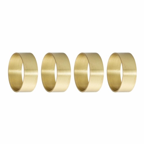 Rond de serviette or Laurie - Lot de 4