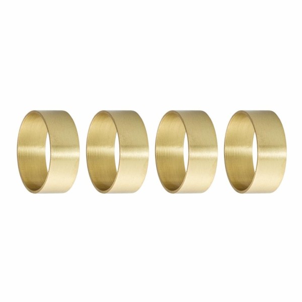 Rond de serviette or Laurie - Lot de 4 Rond de serviette or Laurie - Lot de 4
