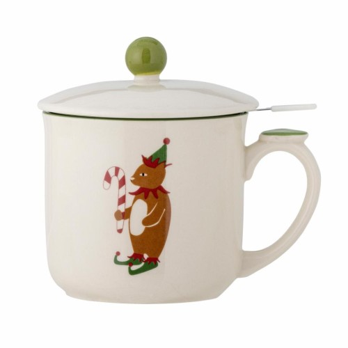 Tasse passoire à thé Valentin vert