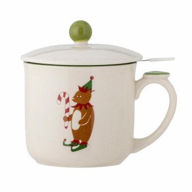 Tasse passoire à thé Valentin vert
