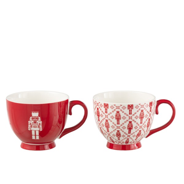 Lot de 2 mug casse noisette