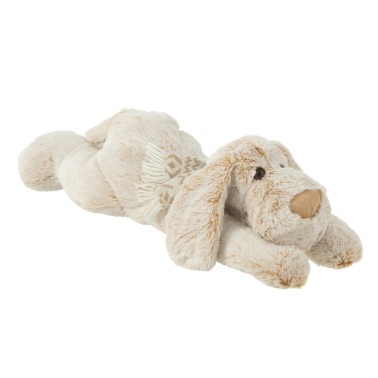 Peluche chien couché