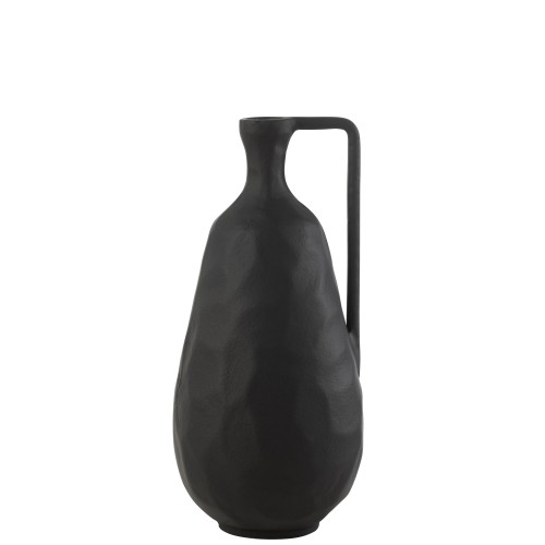 Vase Goa Aluminium Noir L