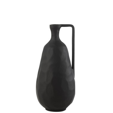 Vase Goa Aluminium Noir L