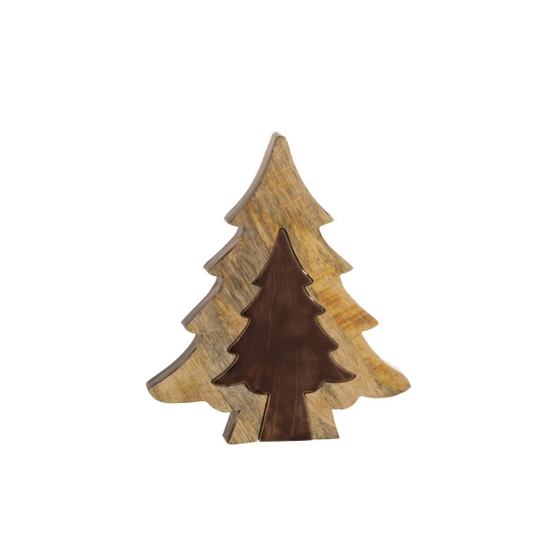 Sapin puzzle marron L
