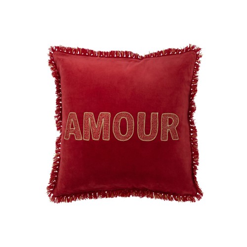 Coussin amour rouge