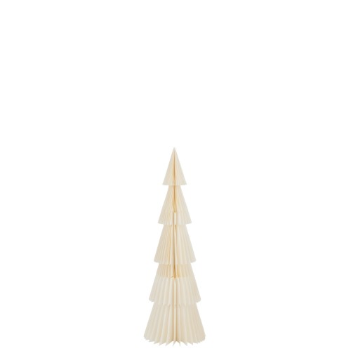 Sapin pliant en papier beige