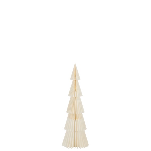 Sapin pliant en papier beige
