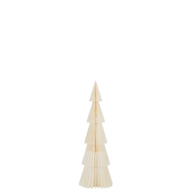 Sapin pliant en papier beige
