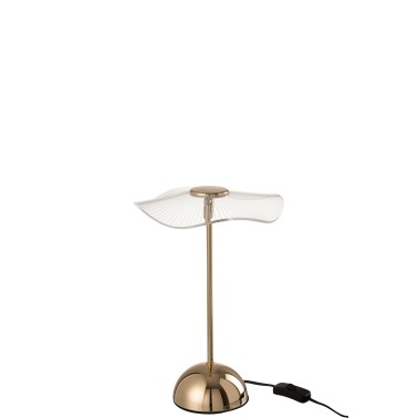 Lampe Led Fleur Or S