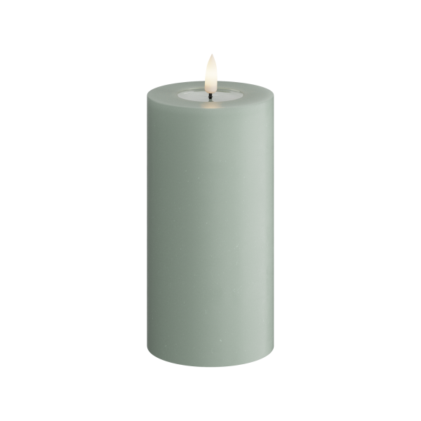 Bougie led vert sauge H15