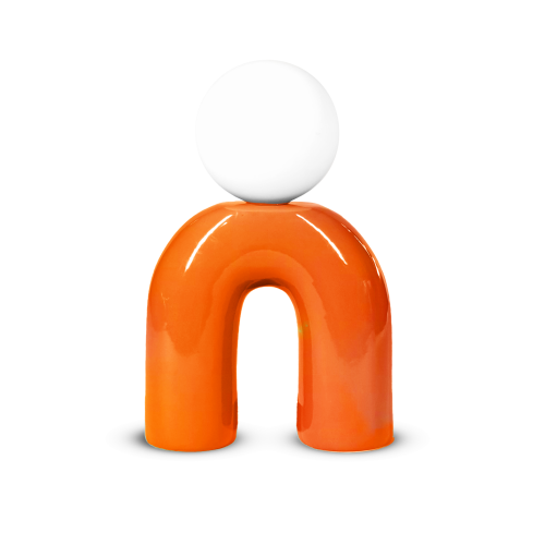 Lampe pop U orange