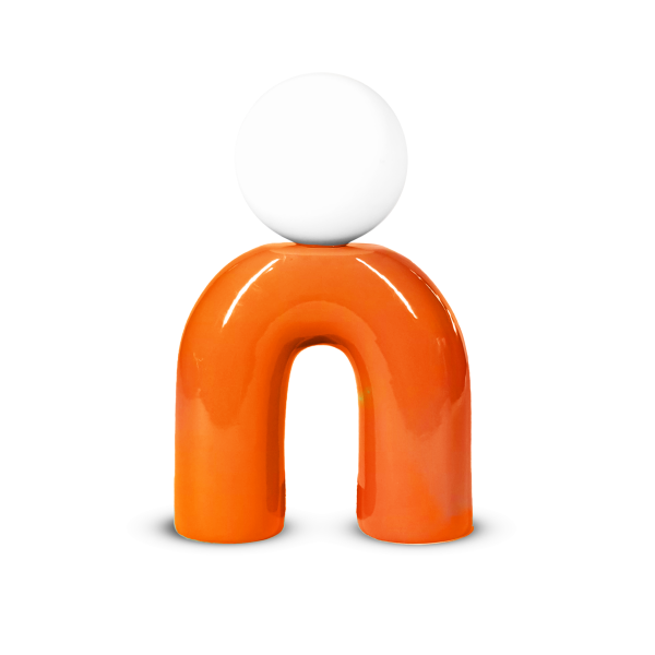 Lampe pop U orange