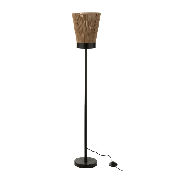 Luna lampadaire jute beige L