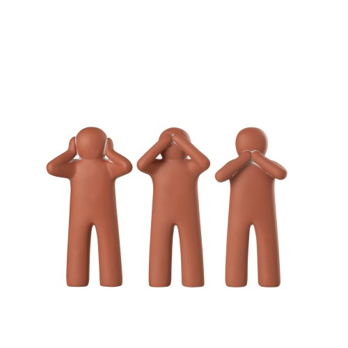 Set de 3 pti maurice entendre/voir/taire