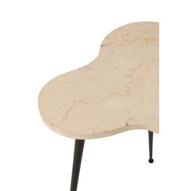Set de 3 table abeille marbre