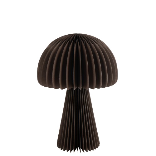 Abat jour champignon pliable papier marron