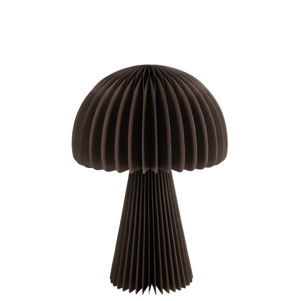 Abat jour champignon pliable papier marron