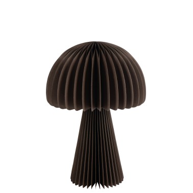Abat jour champignon pliable papier marron