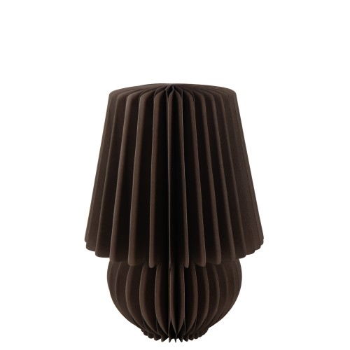 Abat jour pliable papier marron