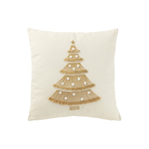 Coussin sapin frange