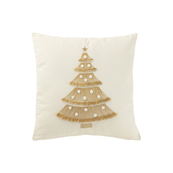 Coussin sapin frange