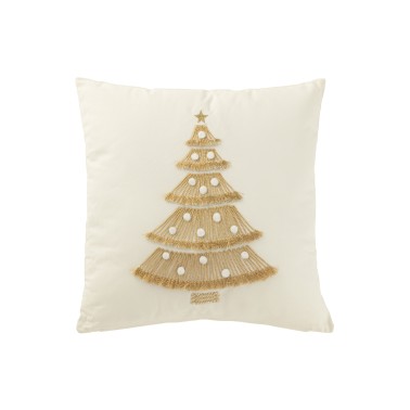 Coussin sapin frange