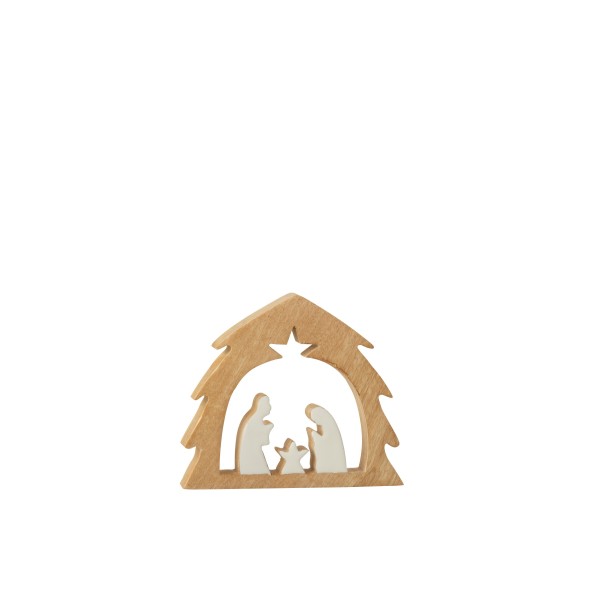 Crèche arbre blanc S