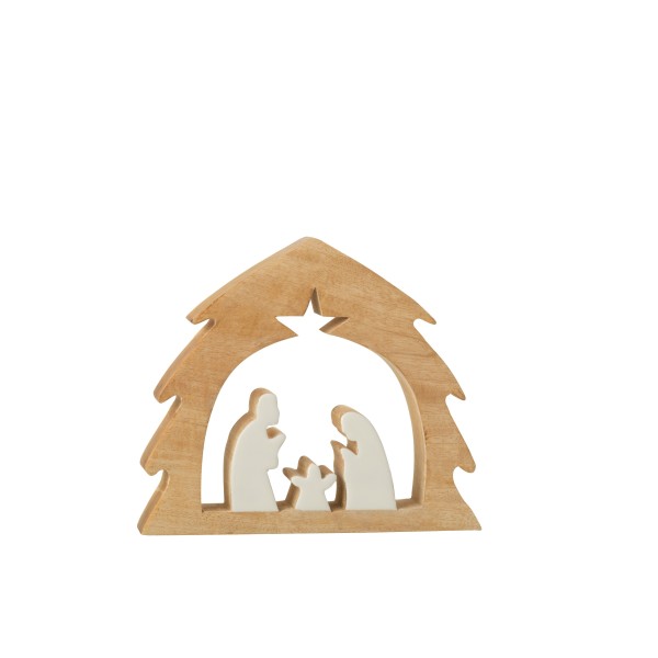 Crèche arbre blanc M