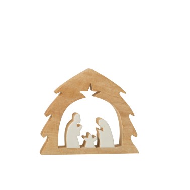 Crèche arbre blanc M