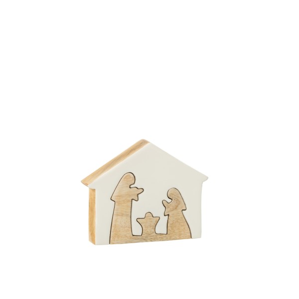 Crèche maison blanc M