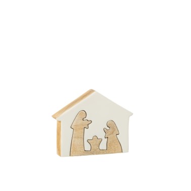 Crèche maison blanc M