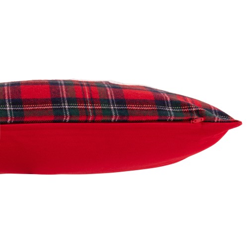 Coussin carreaux noël