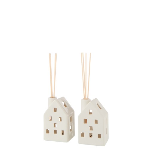 Vase maison led argile