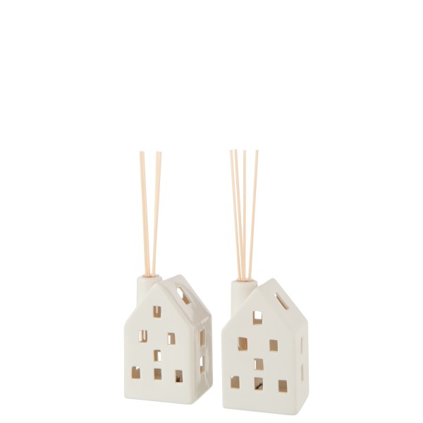 Vase maison led argile