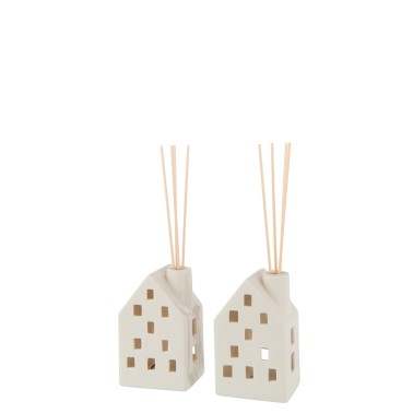 Vase maison led argile