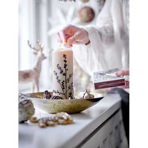 Tuan, lot de 3 rennes marron polyrésine