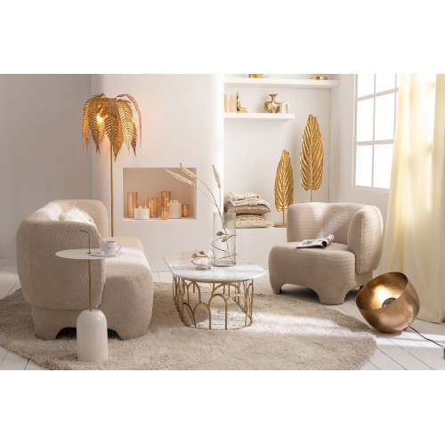 Lampe Saloon métal or