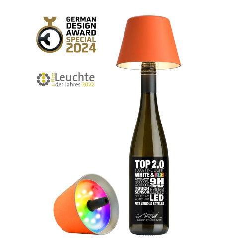 TOP 2.0 - orange, lampe-bouteille